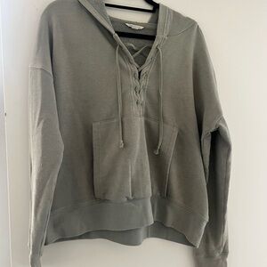 American eagle lace front hoodie